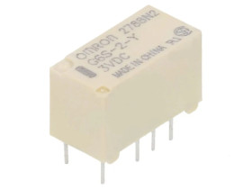 Przekaźnik elektromagnetyczny DPDT Ucewki 3VDC 0,5A/125VAC G6S-2-Y DC3