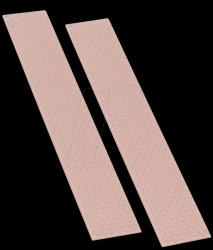 TG-MP8-120-20-05-2R Minus Pad 8 - 120 x 20 x 0.5 mm, pack of 2