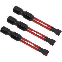 Sealey AK8227 Slotted 5.5mm Impact Power Tool Bits 50mm - 3pc