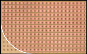 RE520-HP Prototyping board FR2 RM 2.54 mm, strips