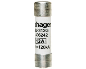 Wkładka bezpiecznikowa BiWtz cylindryczna 10x38mm 12A gG 500V LF312G /10szt./