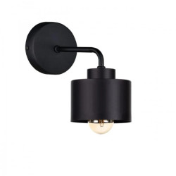 Kinkiet nowoczesny 1x E27 SIMPLY BLACK
