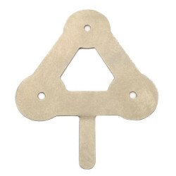 Blaszka do zgrzewania ogniw, trójkąt