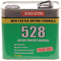 Evo-Stik 30813330 528 Instant Contact Adhesive 2.5 Litre