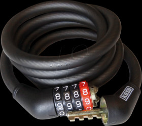 K4751215D Combination cable lock, 1500 mm