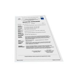 Świadectwo wzorcowania KEW6010B