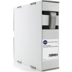 Heatshrink tubing, 3:1, (3/1 mm), PO, crosslinked, gray, BYB-5-90F2101, package with 10 meters