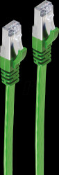 BS75517-SLG patch cable, flat, U/FTP, Cat.7 raw cable, 7,5 m, green