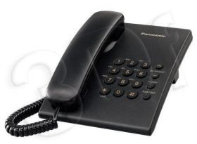 KX-TS500PDW CZARNY TELEFON PANASONIC PRZ