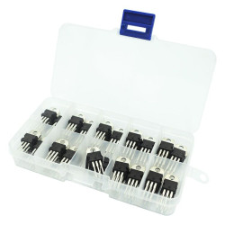50 pcs TO-220 Voltage Regulator Kit - L7805/7806/7812/7824/LM317