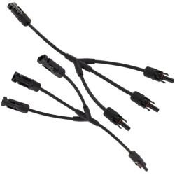 Trójnik MC4 konektor złącze fotowoltaiczne z kablem MC4 Y4