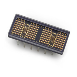 Wyświetlacz diodowy LED 4-segmentowy 4-znakowy 5 x 7 3000 mcd 5 x 7, Zielony 7mm Broadcom 574 nm
