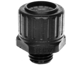 Dławnica do węża osłonowego M12 IP65 SILVYN HG-M 12x1,5 czarna 55501600 /100 szt./