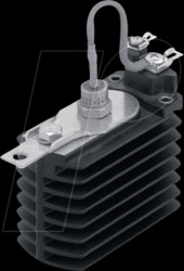 K 3-M 8 Heat sink, 82 mm, aluminum, 3 K/W, M8