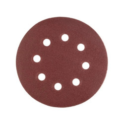 Tarcza szlifierska na rzep Polax z 8 otworami K150, 10 sztuk (54-218)