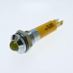 DIODA LED 5MM WSKAŹNIK 5mm ŻÓŁTA 24V 20m 32mcd GWINT M8