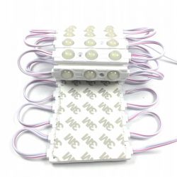 Mocny MODUŁ 3 LED IP67 Biały NEUTRALNY 12V 1,5W