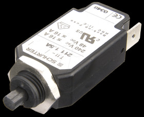 T11-211 10A Resettable appliance circuit breaker, 10 A