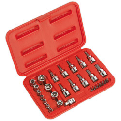 Sealey AK6193 Trx-star Socket and Security Bit Set 29pc