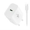 Ładowarka sieciowa PD do telefonu z gniazdem USB C 3A 35W biała + kabel typ C TC35C