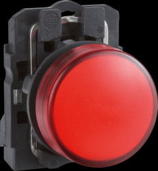 XB5AVM4 Indicator light with 24 V LED, momentary