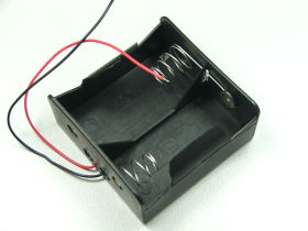 Pojemnik na baterie 2xR20 z kablem