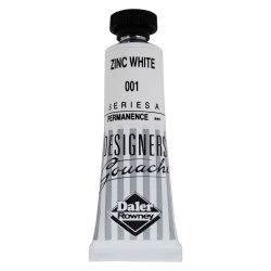 Daler-Rowney 136005001 Designers&#x27; Gouache Paint 15ml Zinc White