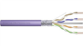 Kabel Teleinformatyczny F/Utp Kat.6 4X2xawg23 Lsoh Drut Fioletowy Dca...