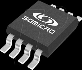 SGM8522XS/TR 2-fold rail-to-rail OP, 2.1..5.5 V, 0.15 MHz, 0.05 V/µs, SO-8