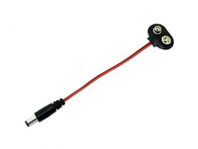 9V to Barrel Jack Adapter