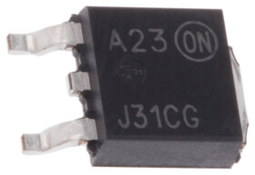 onsemi Tranzystor MJD31CG 100 V 1 Powierzchnia TO-252 NPN 3 A HFE 20 3-pinowy
