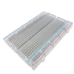 Mini Breadboard 400 Points Transparent