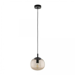 Lampa wisząca ze szklanym, owalnym kloszem 1xE27 VIBE 5826 TK Lighting