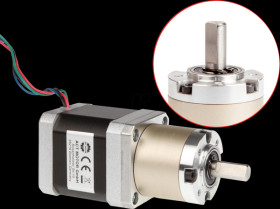 17HS5417AG13.76-XJTH Geared stepper motor, 1.7A, 1:13.76, 7.155 Nm