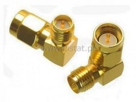 Adapter kątowy - SMA plug na RP-SMA jack