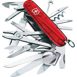 Victorinox 1.6795.T SwissChamp Swiss Army Knife Red Translucent