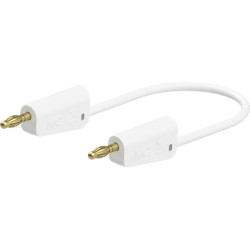 St&#xE4;ubli 641037-15029 LK-4A-S25 test lead 150cm white flexible stackable plugs