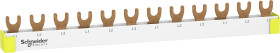 Schneider Electric R9XFH312 Szyna fazowa szaro-biały (ral 7035) 63 A 500 V Rodzaj przewodnika = L 1 szt.