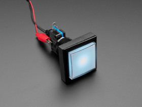 Adafruit LED Illuminated Push Button - 44mm Square