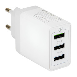 Ładowarka sieciowa 3 x USB 30W QC3.0