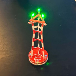 Sutro Tower PCB Art Kit: Craft Your Own Landmark