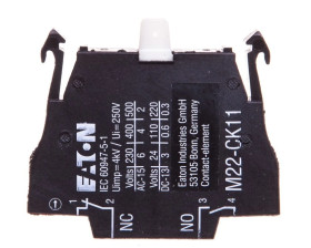 Styk pomocniczy 1Z 1R montaż czołowy M22-CK11 107940