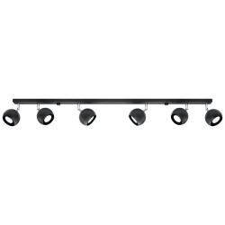 Plafon OCULARE 6L czarny