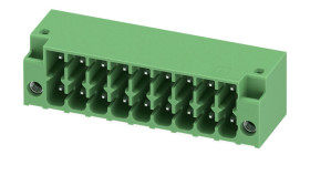 Złącze PCB 9 -pinowe raster 3.5mm 2 -rzędowe Wciskane Męski Phoenix Contact