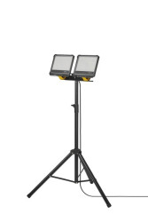 Lampa robocza / naświetlacz budowlany zestaw opraw FLATO L na stojaku 9200lm 840 IP54 II kl. 3m wt.UNI-SCHUKO 622359