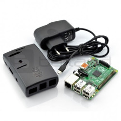 Zestaw Raspberry Pi 2 model B + obudowa + zasilacz