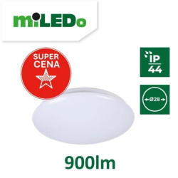 Plafoniera LED CORSO LED V2 12-NW okrągła fi28 900lm 12W 4000K barwa neutralna IP44 biała 31220