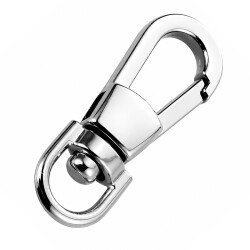 Karabińczyk metalowy obrotowy 40x16mm - Karabinek do kluczy - Survival