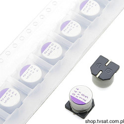 25SVP10M CU1E100MC Polymer Cap 10uF 25V SMD-8X8 SARATOGA