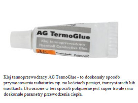 Klej termoprzewodzący AG TermoGlue 10g